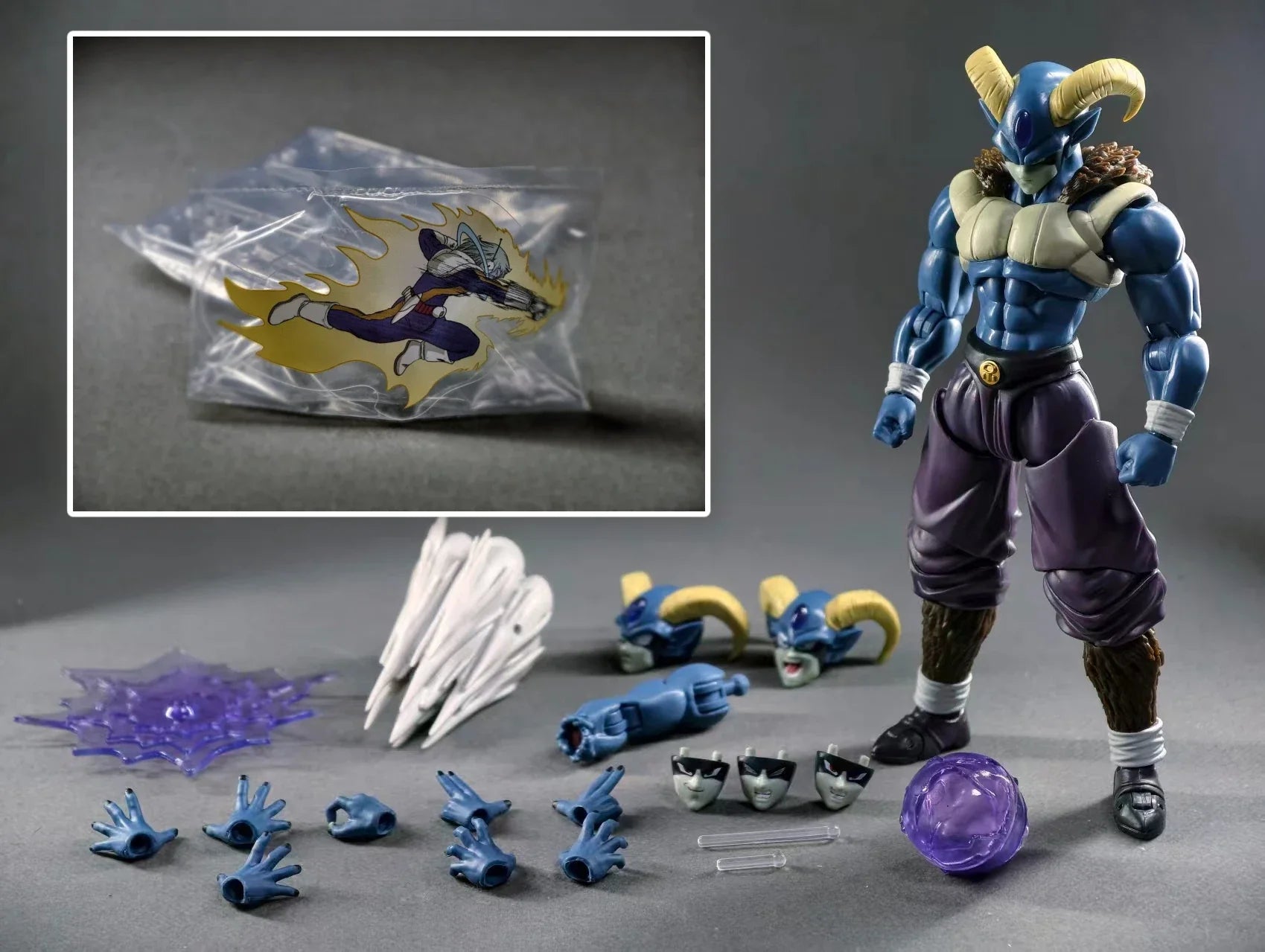 Auf Lager LS Studio Dragon Ball MORO Breakout Kings MORO Agent Killer Actionfiguren Figur Statue Modell Sammlerstück Geschenk Spielzeug