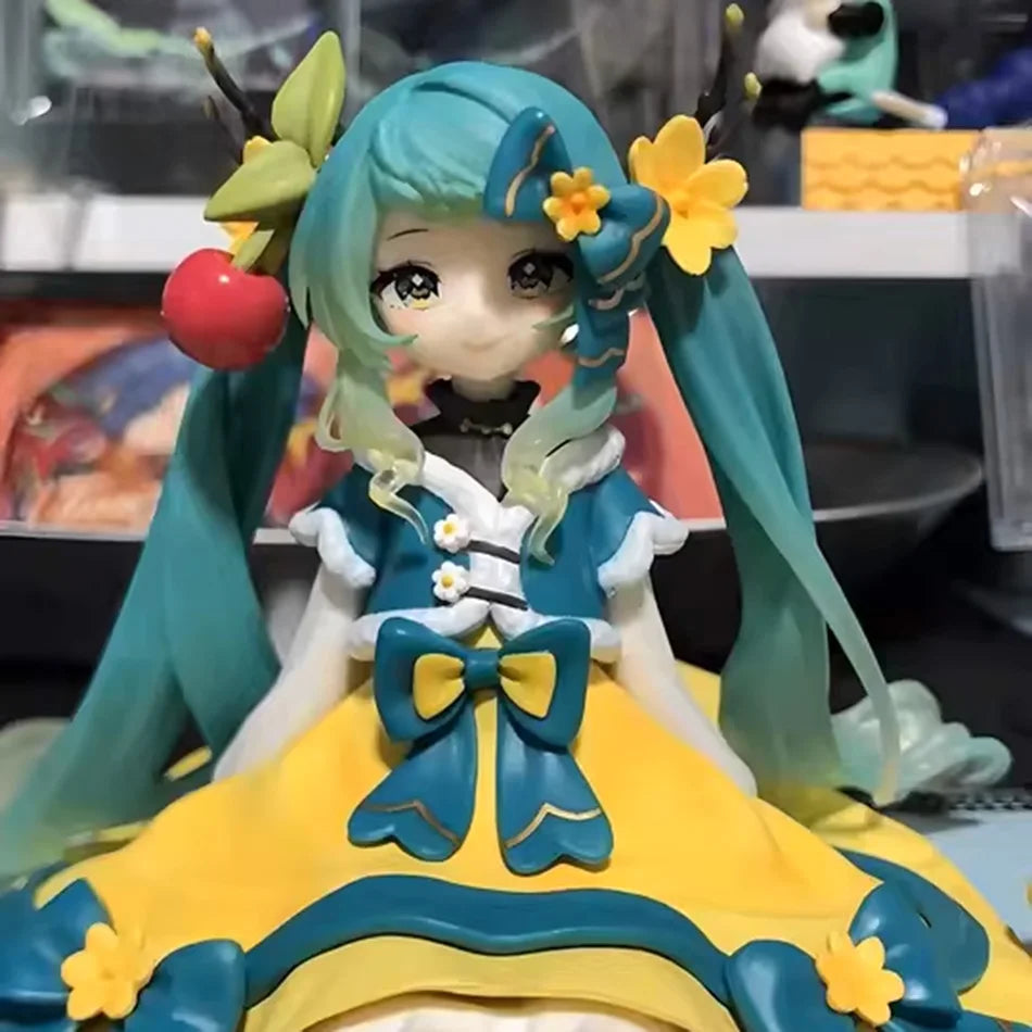 Anime Figure Hatsune Miku Noodle Stopper Figure 2025 Spring Festival Ver. Action Figurine Collector Model Doll