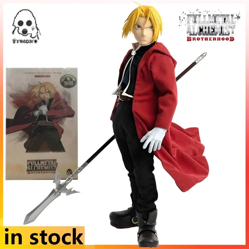 Threezero Original 1/6 Trendy Mobile Doll FULLMETAL ALCHEMIST Anime Action Figure Model Toys Collectible Model Gifts for Boys
