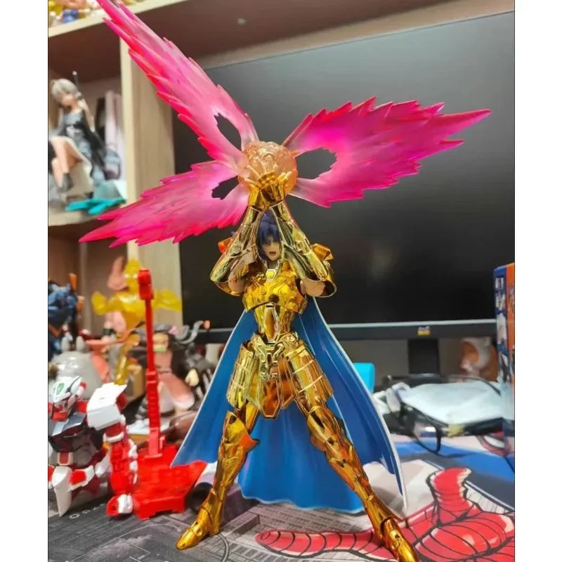 In Stock CS Model Saint Seiya Myth Cloth EX Gemini Saga With Galaxian Explosion Gold/24K/OCE Knights of the Zodiac Action Figure