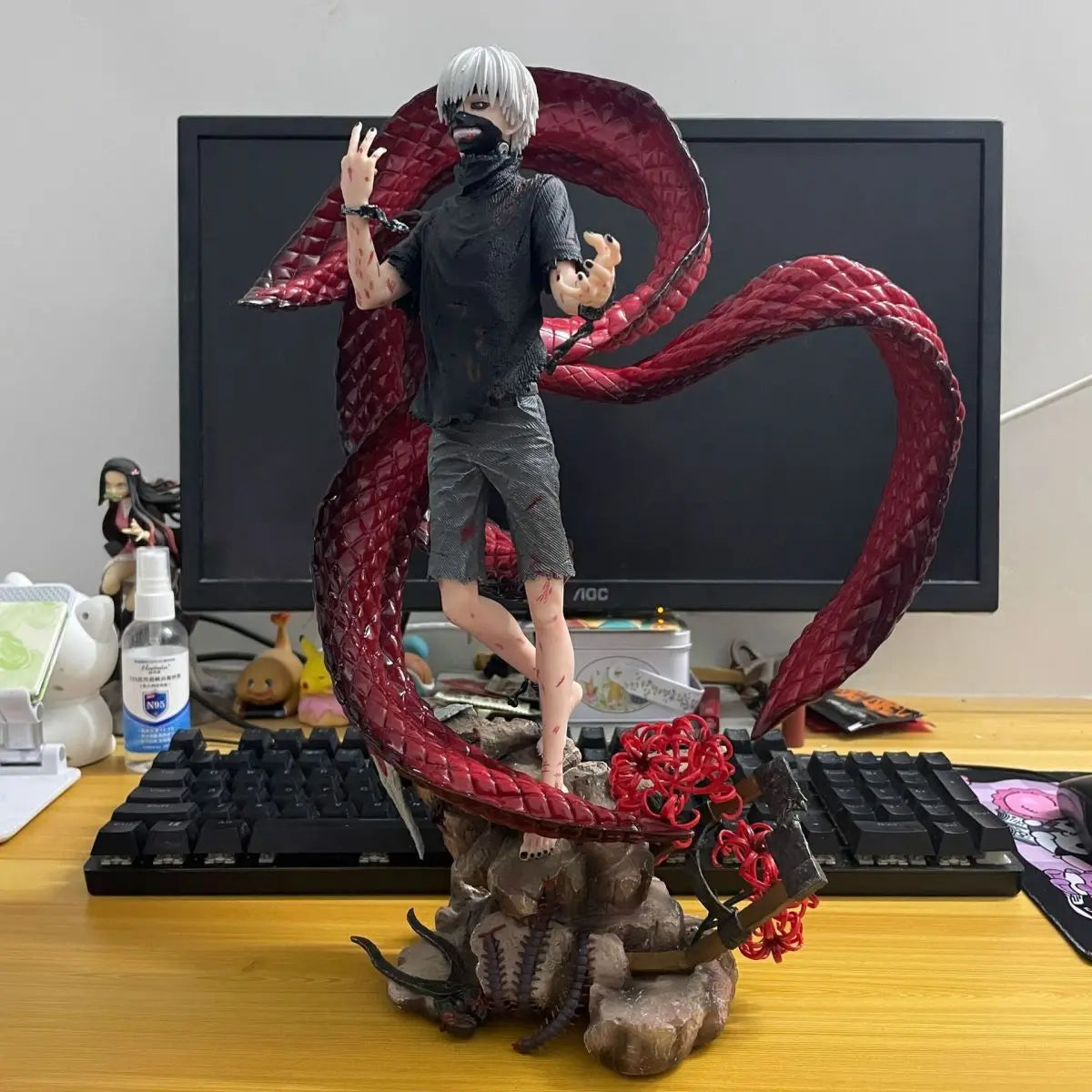 Tokyo Ghoul Anime Figure Kaneki Ken Action Figures Ghoul Figurine Pvc Gk Statue Model Doll Collect Desk Decor Toys Birthday Gift
