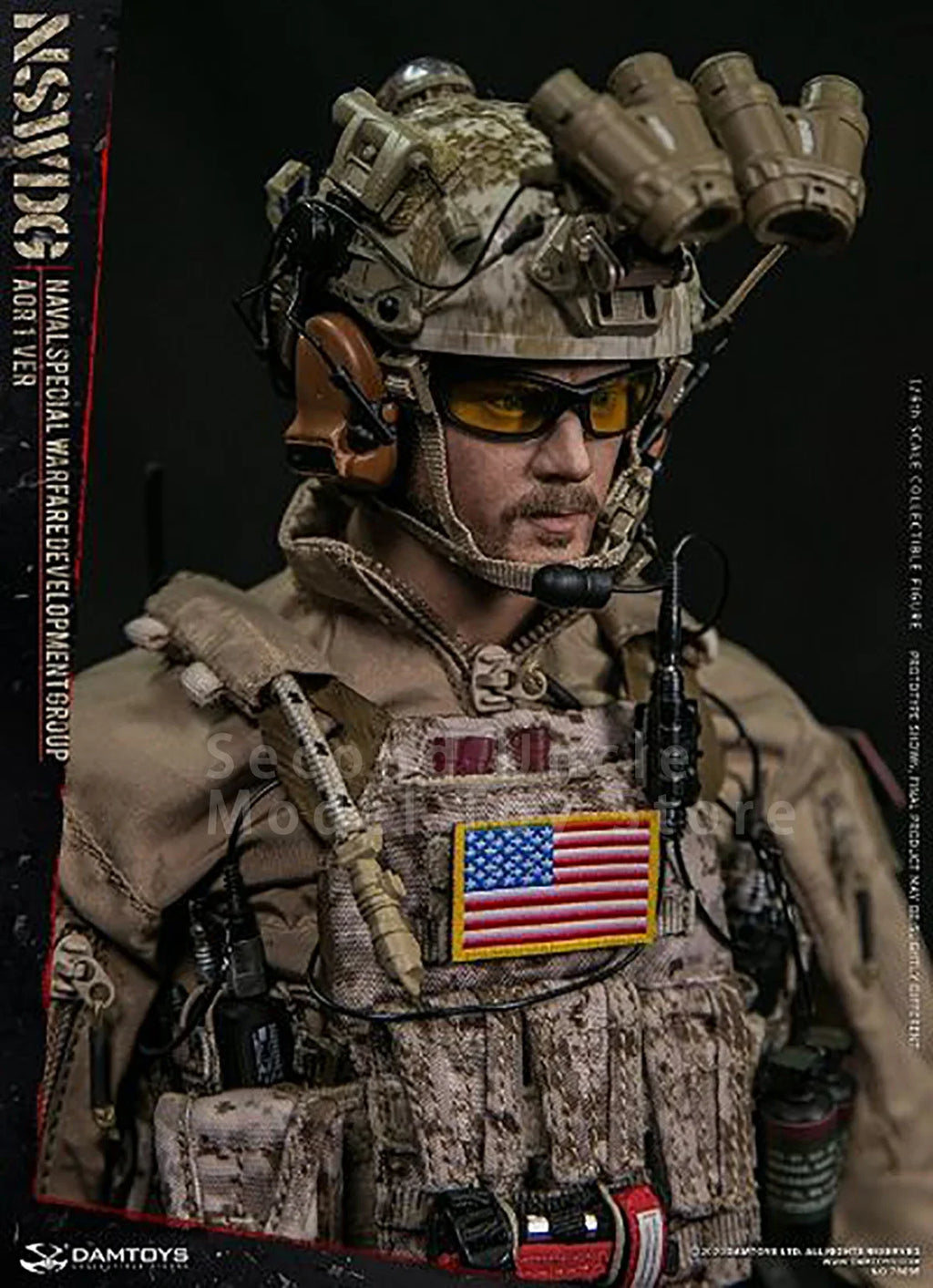 DAMTOYS DAM78065 1/6 NSWDG Naval Special Warfare Development Group AOR1 Version Male Soldier Action Figure Model Toy ﻿