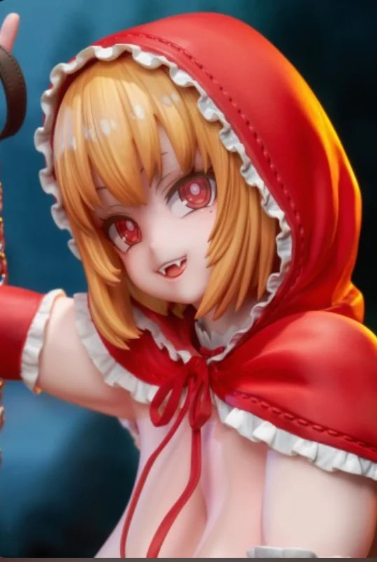 In Stock Original Lovely Little Red Riding Hood and The Wolf Girl 21cm Anime Detachable Goddess Figure Statue Ornaments
