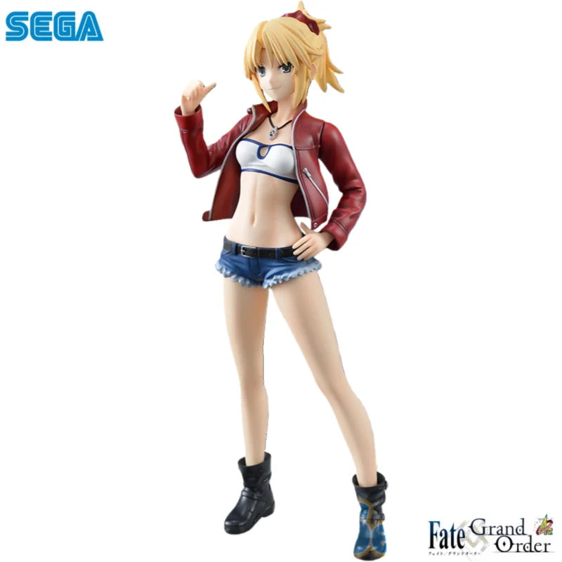 Auf Lager Sega Original Fate Grand Order Mordred Actionfigur Modell Puppe Brandneu Verpackt Spielzeug Modell Garage Sammlerstück
