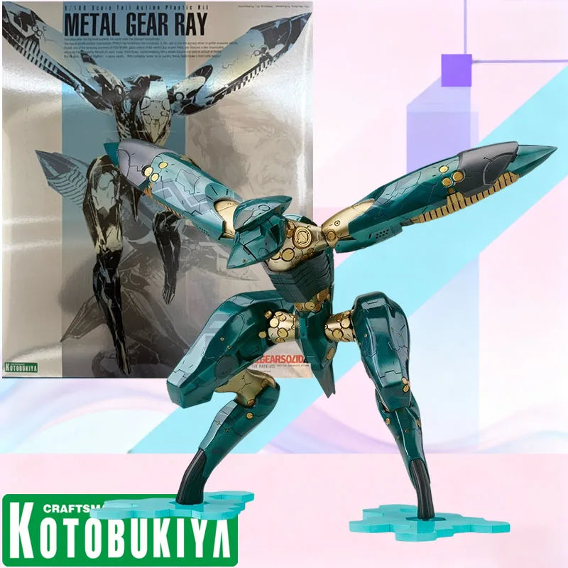 Auf Lager KOTOBUKIYA Originalverpackung METAL GEAR RAY Zusammengebaut und beweglich Actionfigur Modell Spielzeug Geschenk für Kind Schaumstoffverpackung