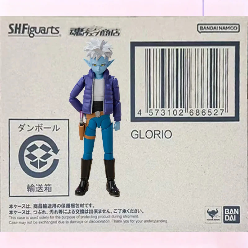 Bandai S.H.Figuarts Dragon Ball DAIMA Glorio Actionfigur 13cm Bewegliches Sammlermodell PVC ABS mit austauschbaren Gesichtern und Händen
