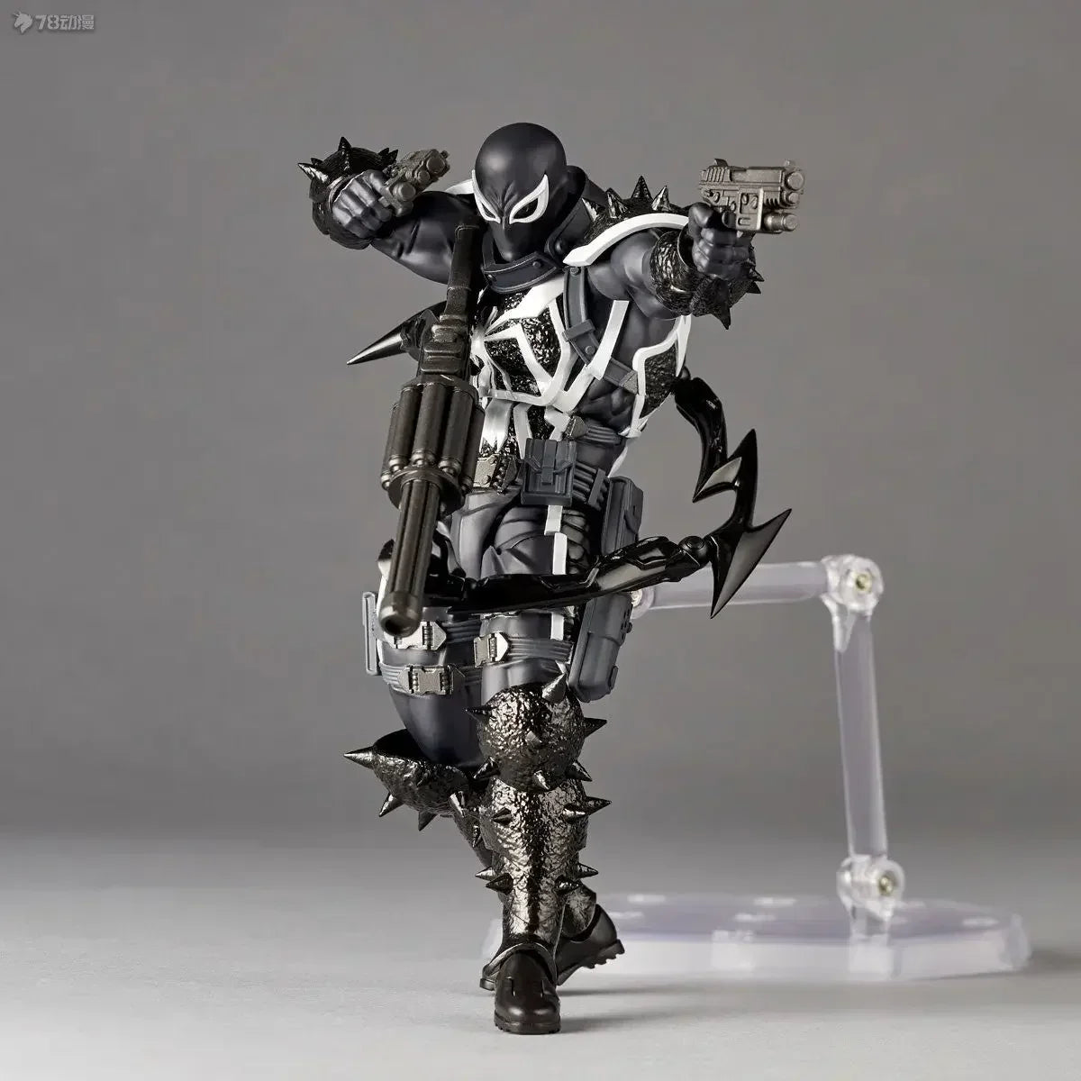 NEW Agent Venom Action Figure CT Version Kaiyodo Anime Figurine Marvel PVC Movable Collection Eugene Thompson Ko Model Toy Gfit