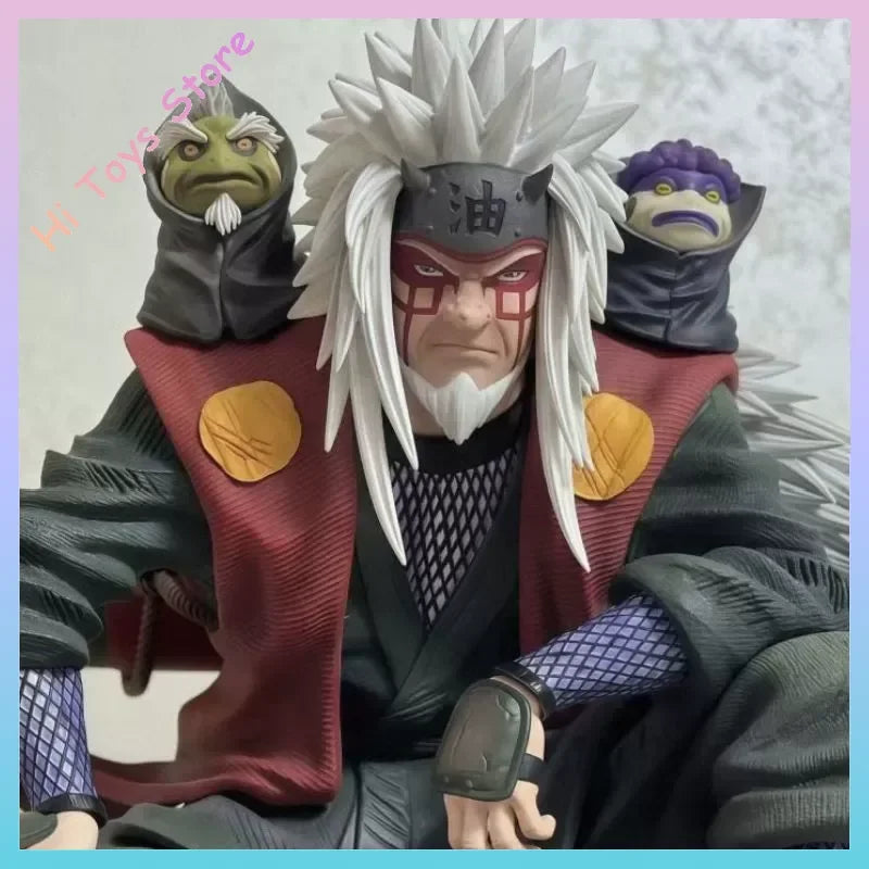 16cm Mount Myoboku Action Figure Sitting Posture Jiraiya Model Statue Ornament Children Toys Birthday Gift