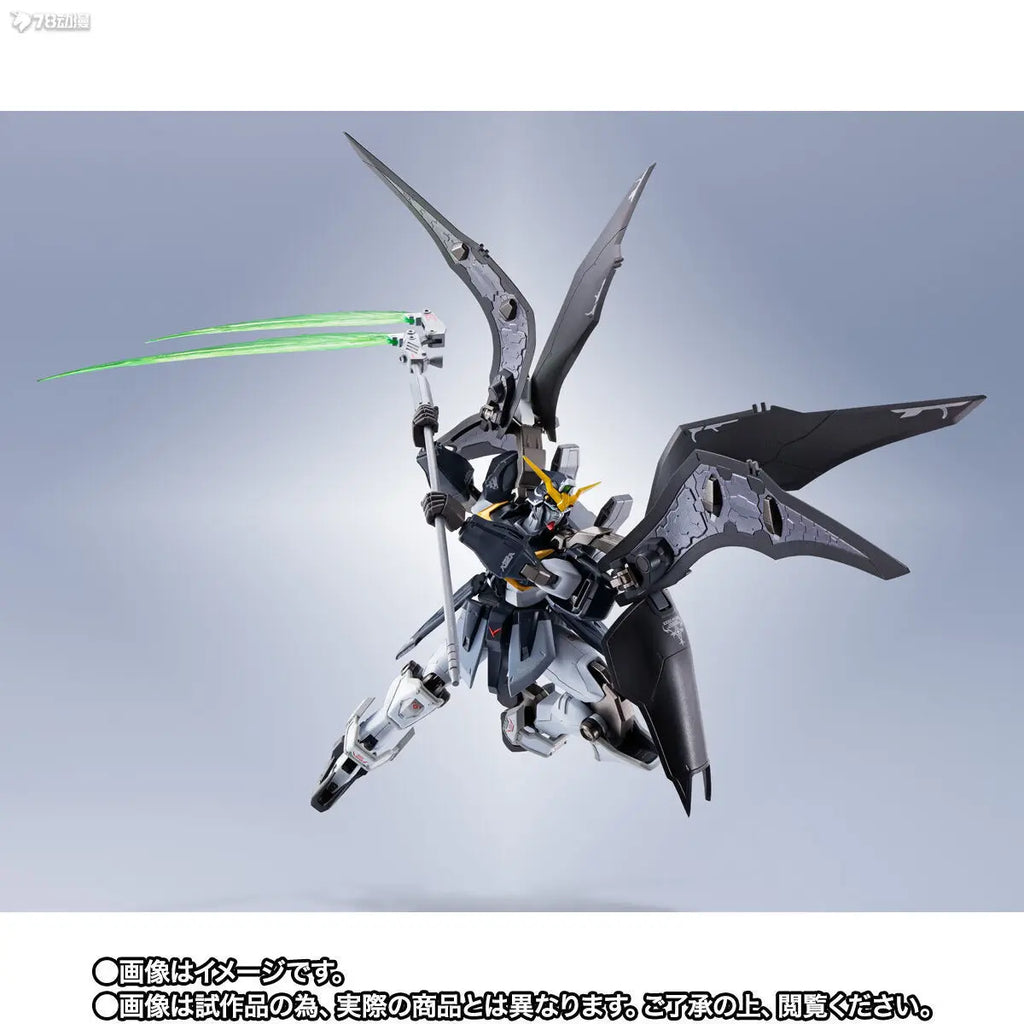 BANDAI Original Model Kit METAL ROBOT Alloy GUNDAM DEATHSCYTHE HELL Anime Action Figure Model Toy for Boys Packing of Foam Box