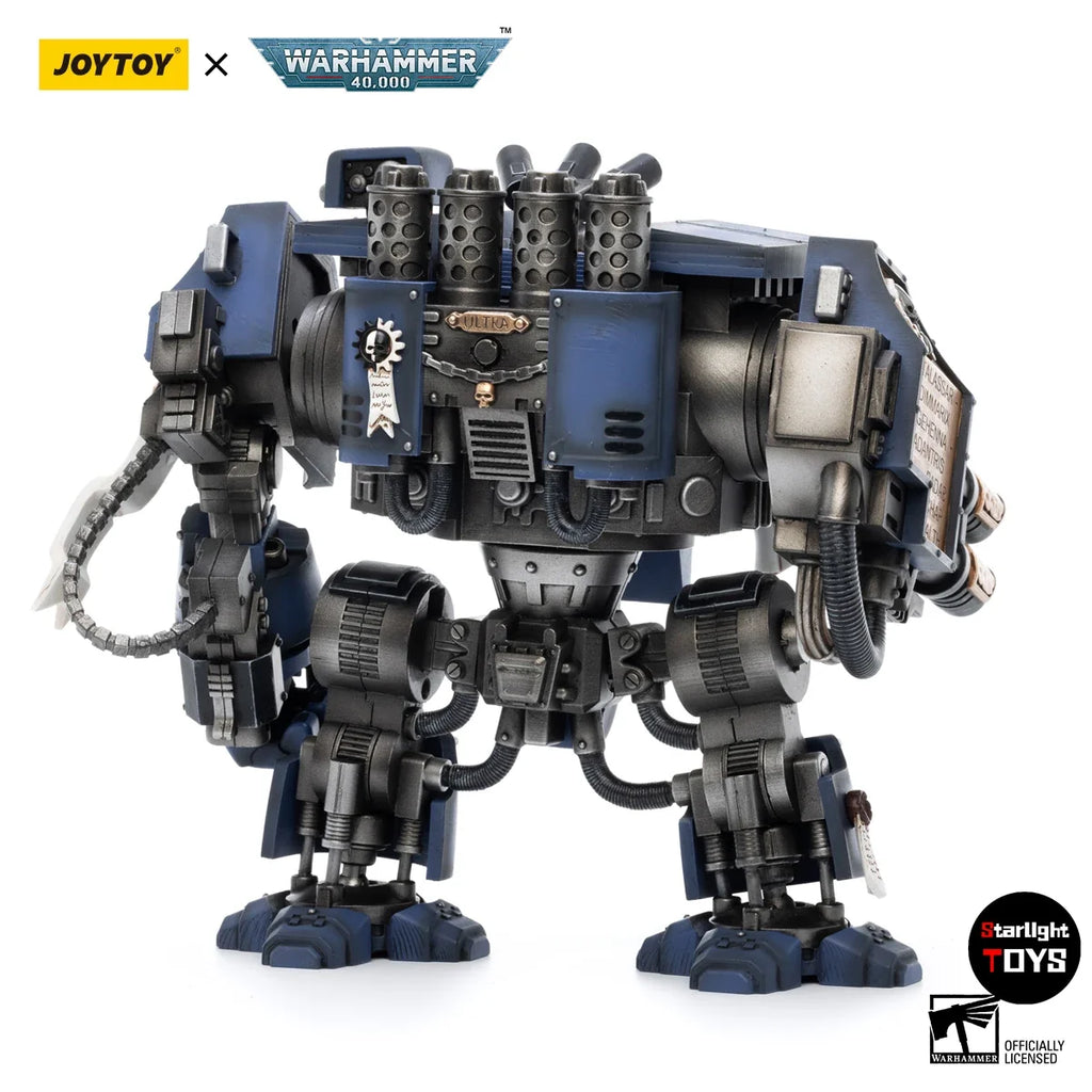 JOYTOY 1/18 Action Figure Warhammer 40K Space Marines Uitramarines Venerable Dreadnought Model Toy Gift