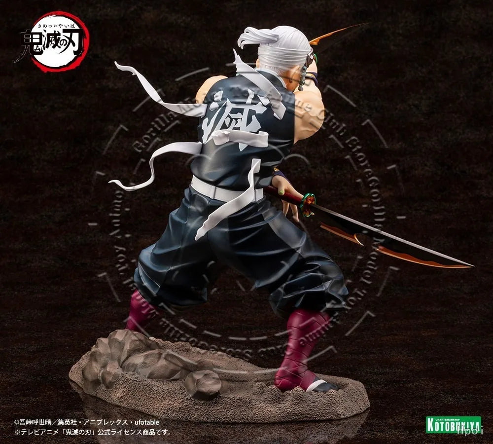 In Stock Original Genuine KOTOBUKIYA ARTFX J Demon Slayer Kimetsu no Yaiba Uzui Tengen 233mm Figure Statue Anime Collectible