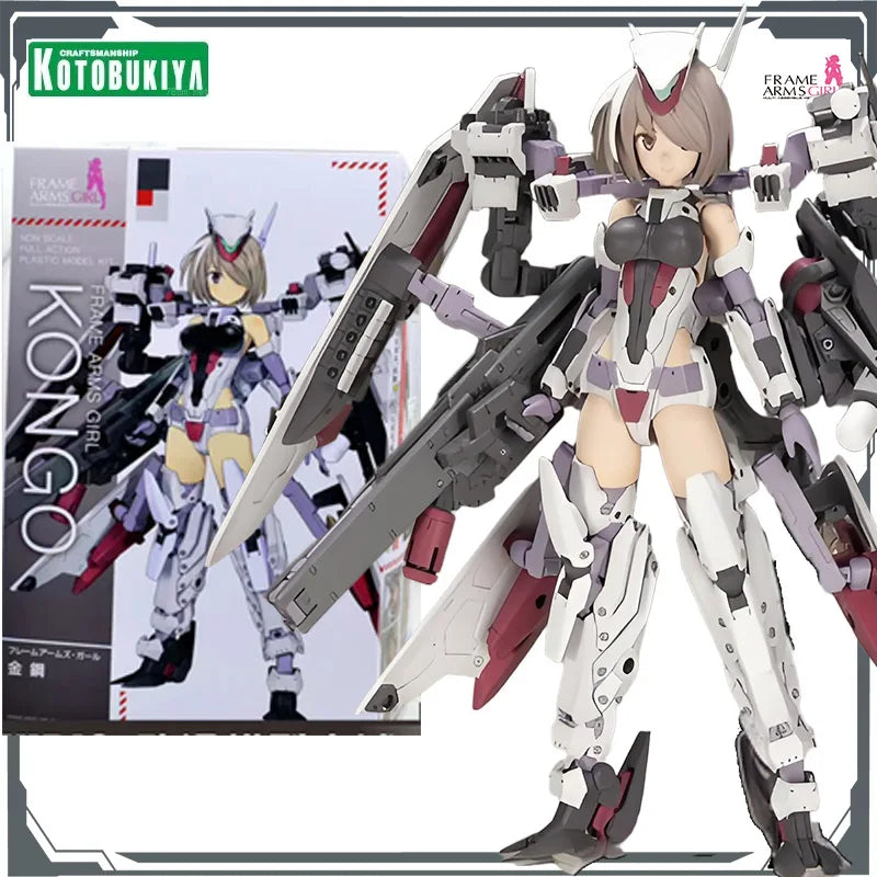 Kotobukiya Original FRAME ARMS GIRL KONGO&HRESVELGR INVERT  Anime Action Figure Assembly Model Toys  Model Gifts for Boys