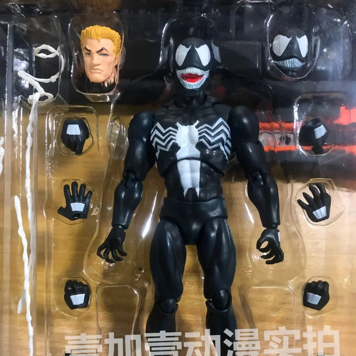 16CM Mafex 088 Spider-Man Venom Comic Action Figure Anime The Amazing Spiderman Collectible Toys Gifts Model
