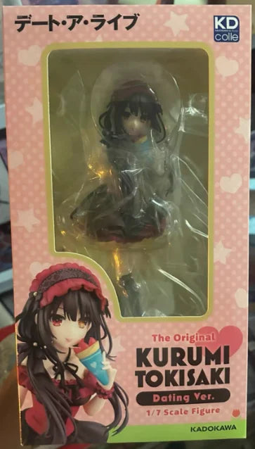 【SF】In Stock Original KADOKAWA KDcolle Date A Live Kurumi Tokisaki 1/7 Scale Figures Model Collection Anime