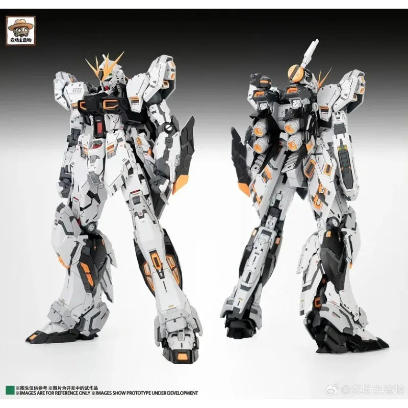 24cm NCZZW Model RX-93 Nu Fighter Action Figure CMM GK Style 1/100 Scale Assembly Model Kit Anime Figurine UC Birthday Gift
