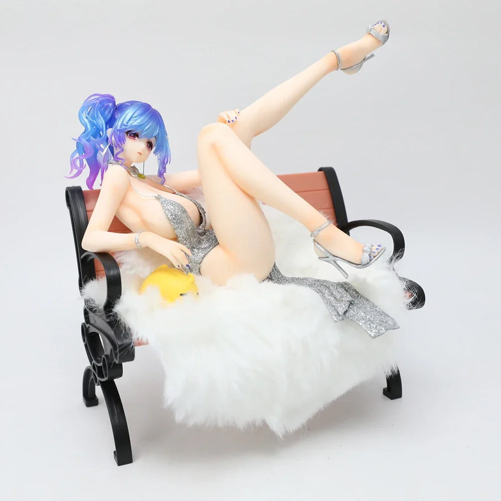 Anime Figure Azur Lane  Lying On A Chair Uss St. Louis Model Collect Ornaments Toys Pvc 21cm Gifts