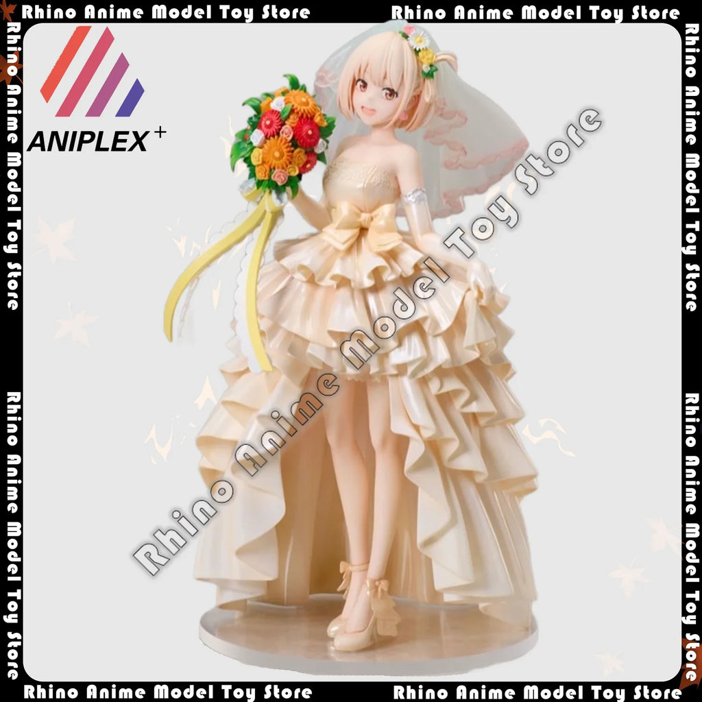 In Stock Original ANIPLEX+ 1/7 Scale Figure Lycoris Recoil Chisato Nishikigi Wedding Ver. 255mm Anime Statue Collectible Toy