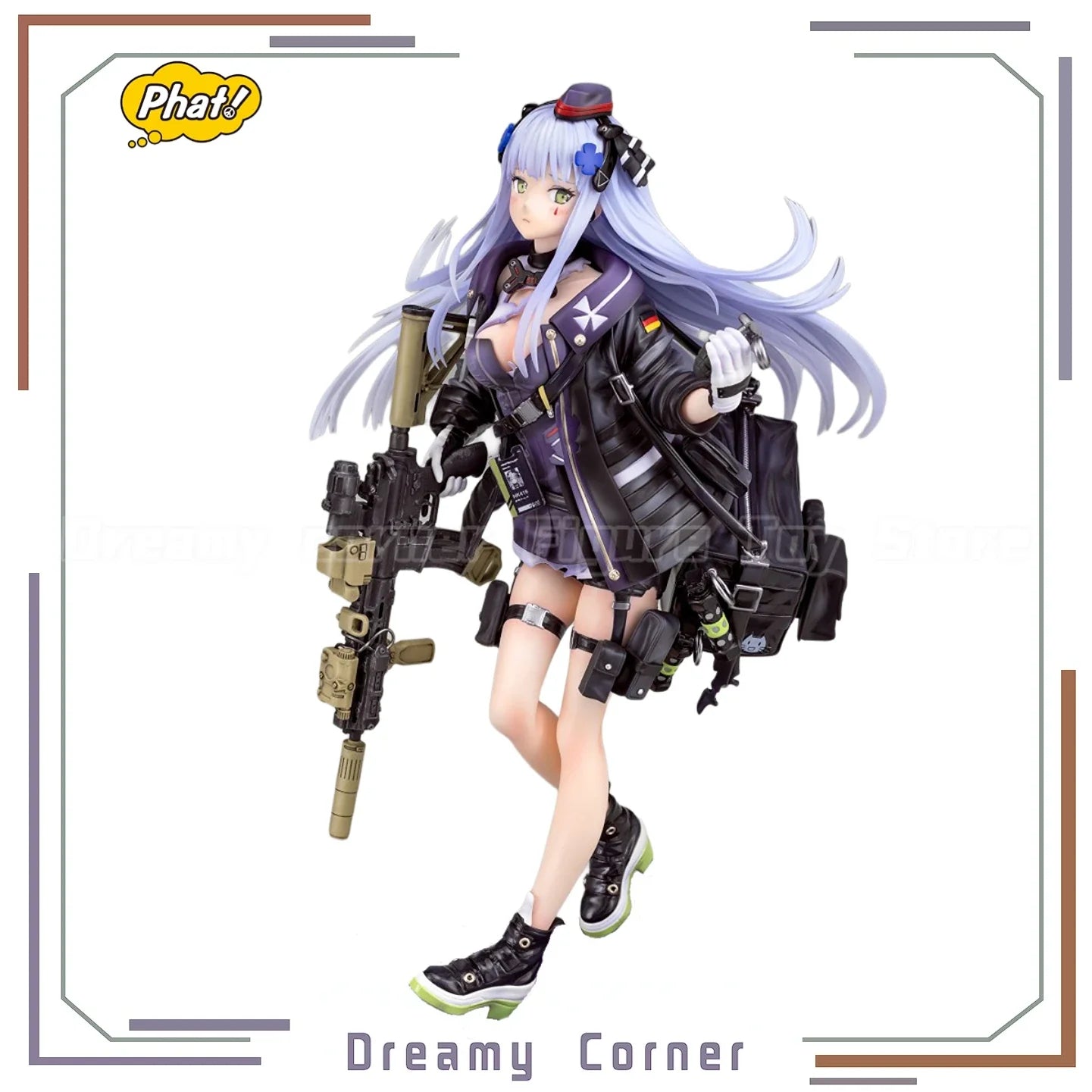 ã€In Stockã€‘Original Phat! GSC Girls Frontline HK416 MOD3 Heavy Creation Ver 1/7 Scale Figure Model Ornament Collection