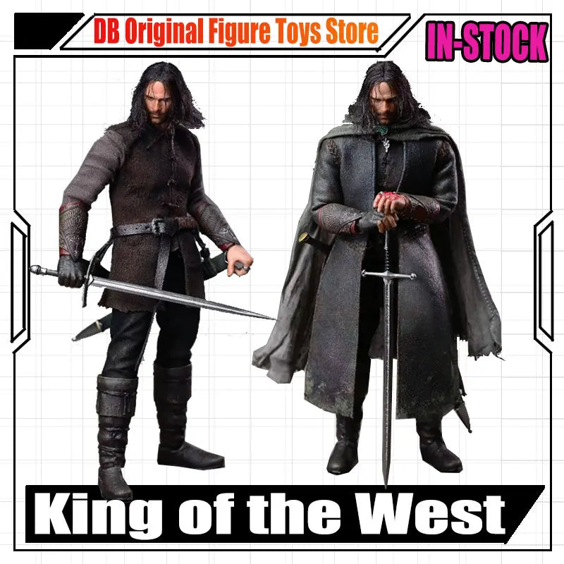 Hell Cat New 1/12 The King Of The West Action Figure 6-inch Aragorn Anime Figurine Soldier Statue Collectible Toys DYM202403