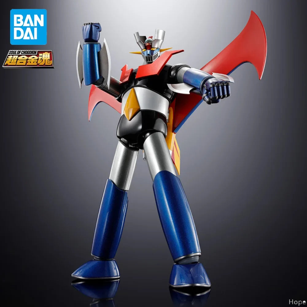 Officially Licensed BANDAI SOUL OF CHOGOKIN KAKUMEI SHINKA Reinforced Type GX-117 Mazinger Z Figure Anime Model Action Toy