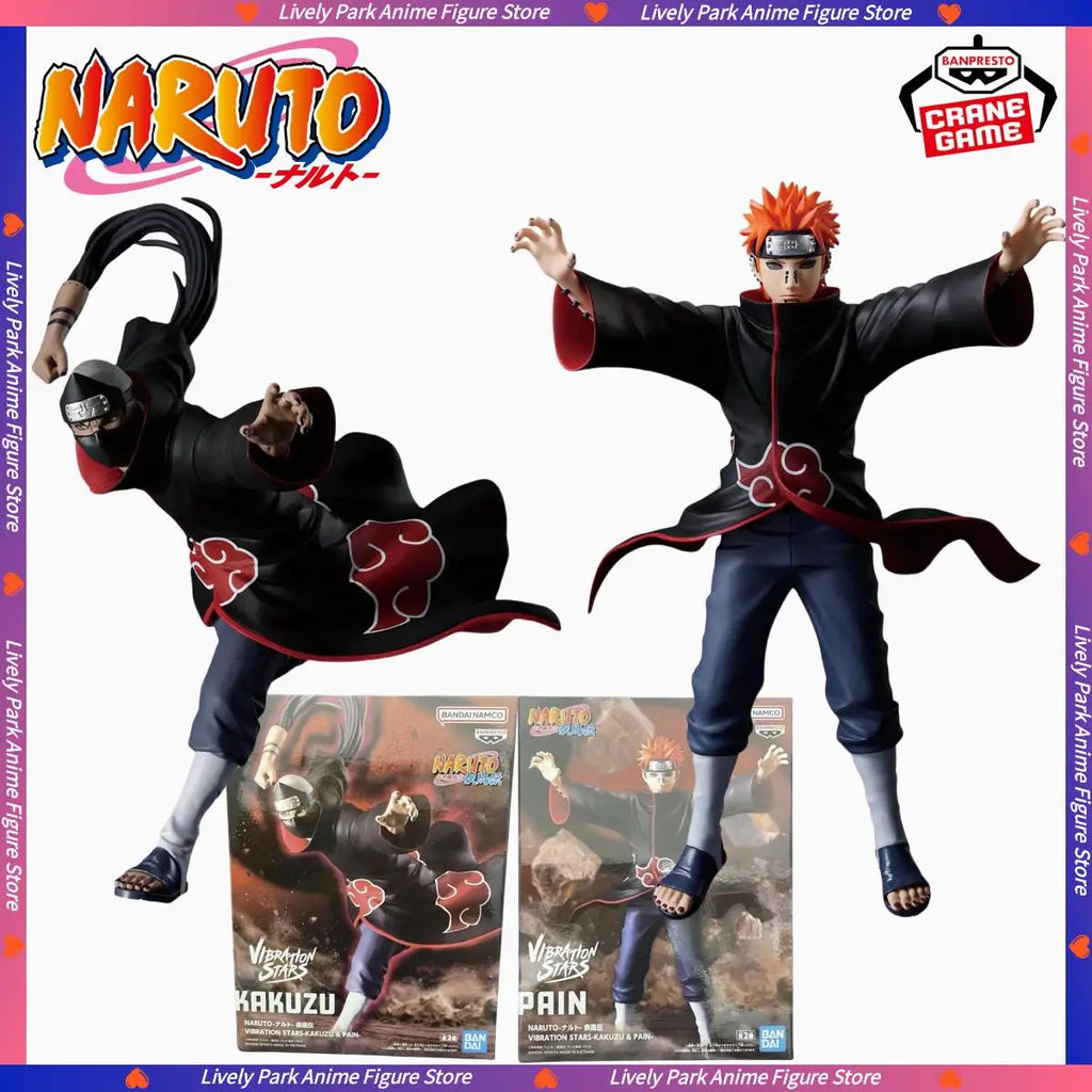 In Stock BANDAI Original Genuine BANPRESTO NARUTO KAKUZU PAIN VIBRATION STARS Anime Action Figure PVC Collection Model Toys Gift