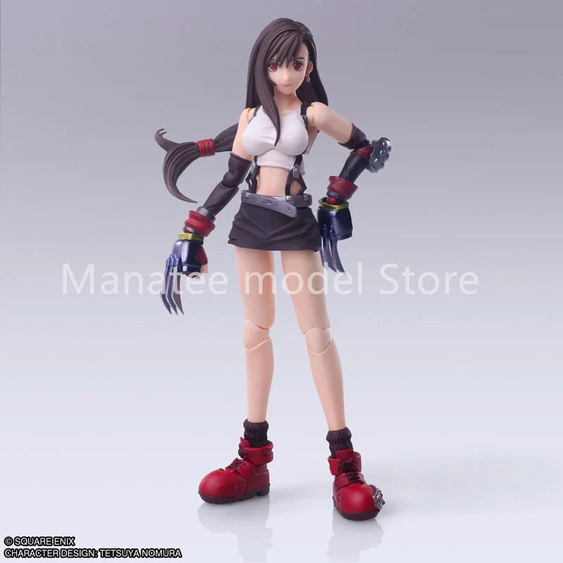 Square Enix Original Final Fantasy VII Bring Arts Tifa Lockhart PVC Action Figure Anime Model Toys Collection Doll Gift