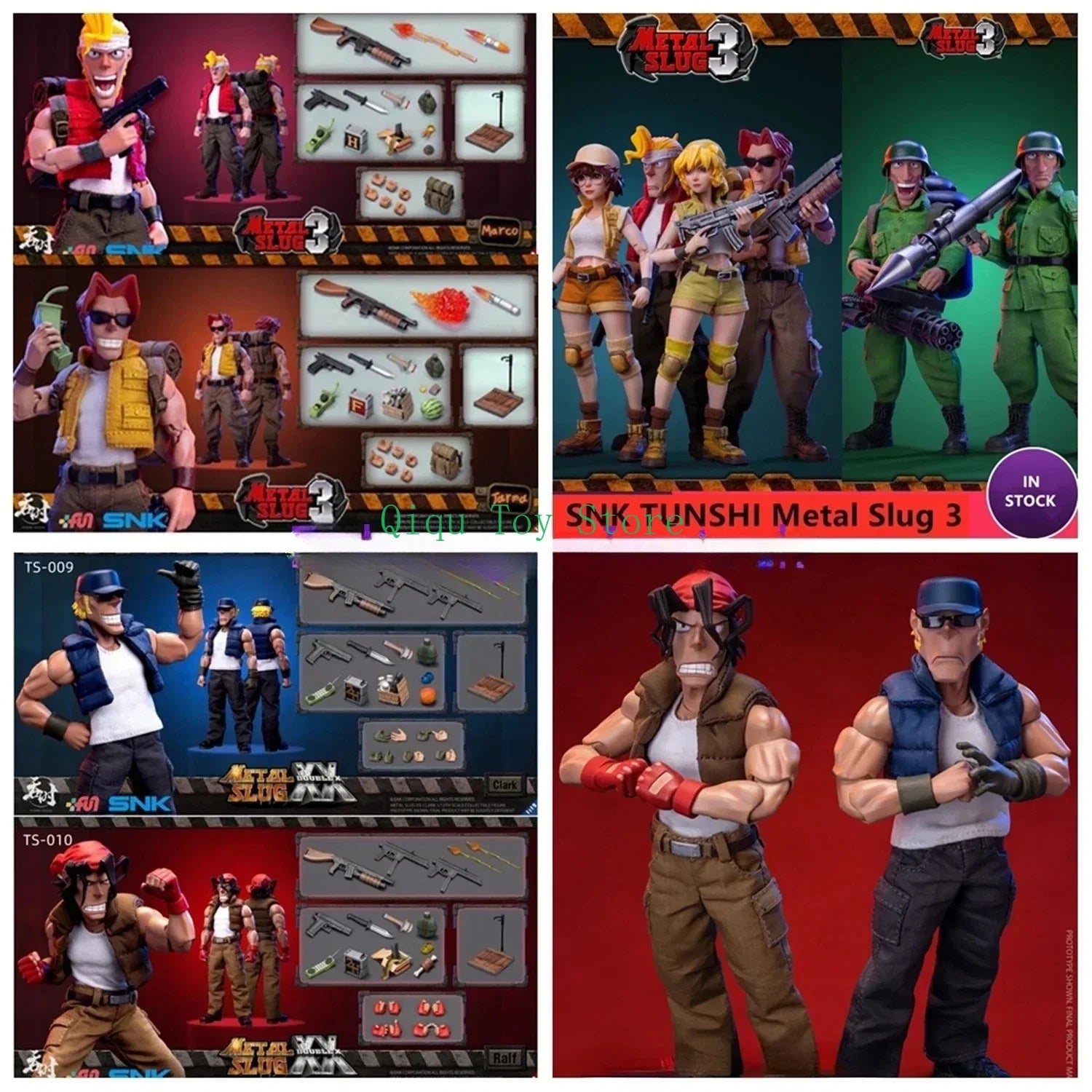 【IN STOCK】TUNSHI Studio Original SNK Model Official Metal Slug 3 Marco Tarma Clark Still RALF JONES Rebel Soldier 1/12 Mecha Toy