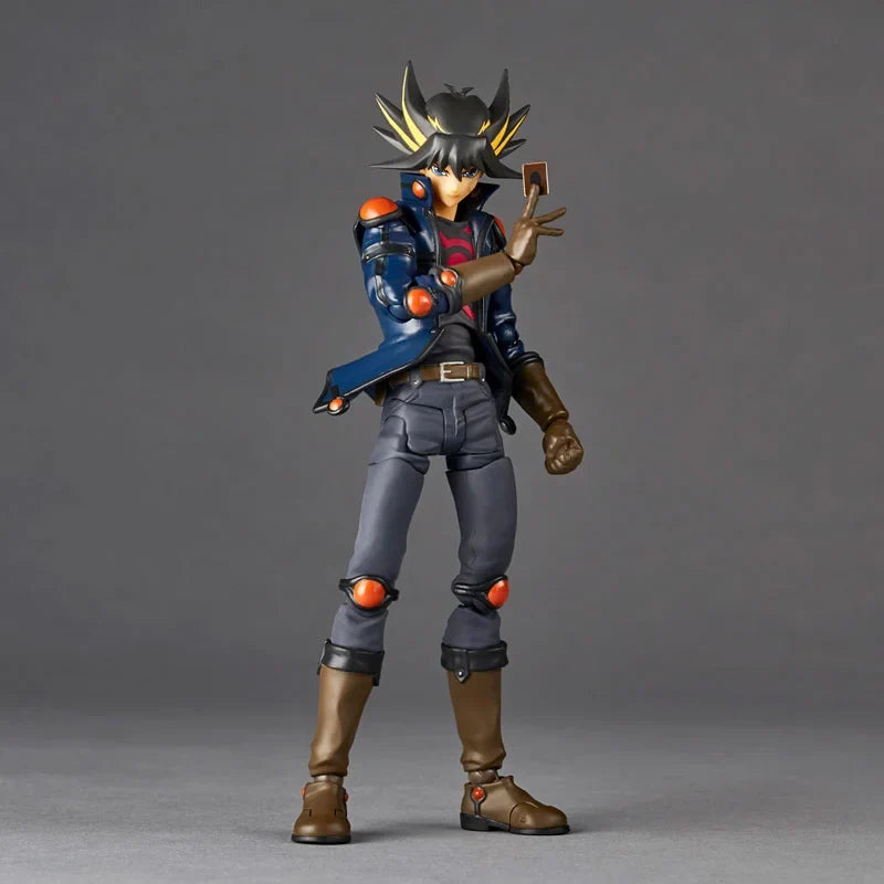 In Stock Original KAIYODO Revoltech Yu Gi Oh 5D's Yusei Fudo Anime Action Collection Figures Model Toys