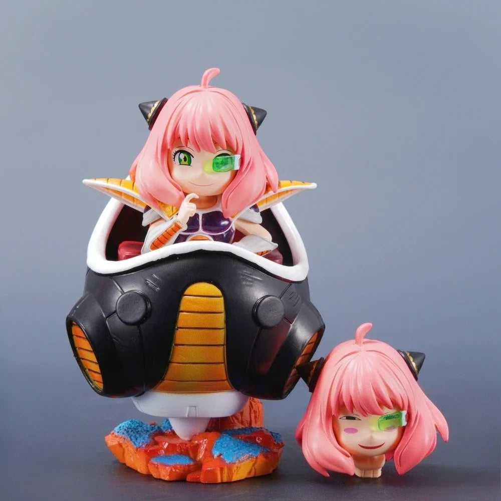 15.5cm/6.1in Anime Dragon Ball Figure Anya Forger Cosplay Frieza Action Figures Pvc Statue Collection Model Toys Gifts