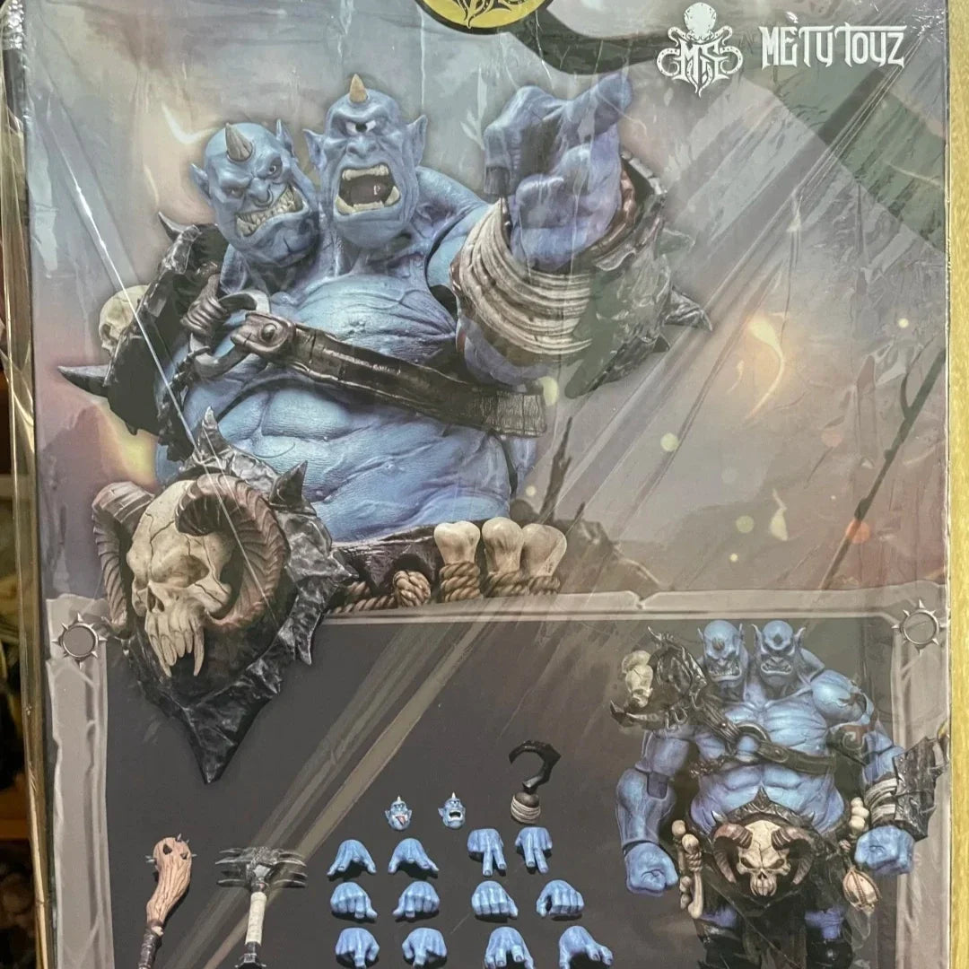 25cm New MetyToys Original Limited Edition Skull RollerOgrus Ogre Mobile Orc Pvc GK Model Toy Figurine GiftCollect Ornaments