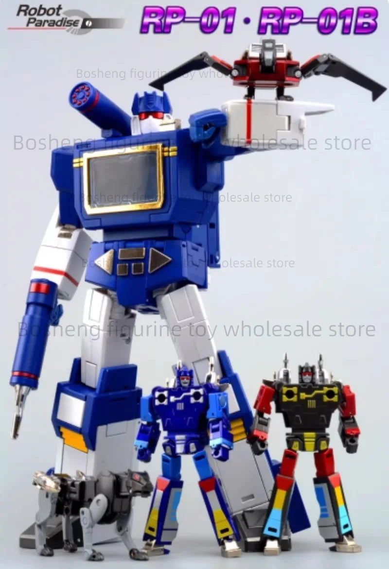 Transformed Toys Spot Soundwave Rp01 KO  FT02 Sonic Tape Forces Autobots Deformation Toys