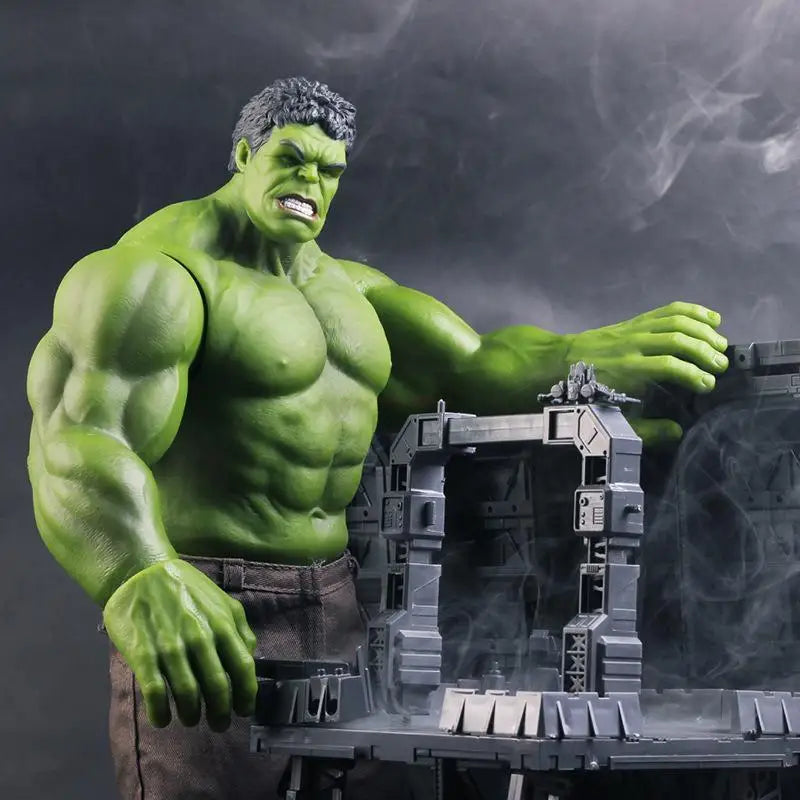 28/42cm Marvel Hulk Action Figures Anime Characters Desktop Ornaments Large Hulk Doll Model Boy Collection Toys Birthday Gift