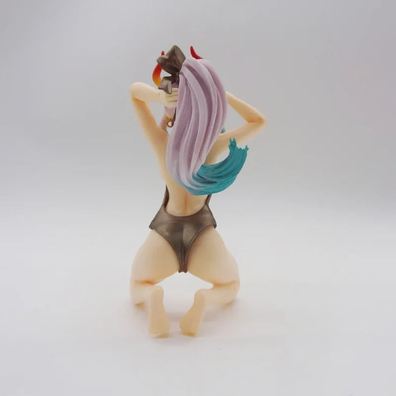 17cm One Piece Yamato Kneeling Position Anime Girl Figure Model Gk Statue Boys Collection Desktop Decoration Ornament Toys Gifts
