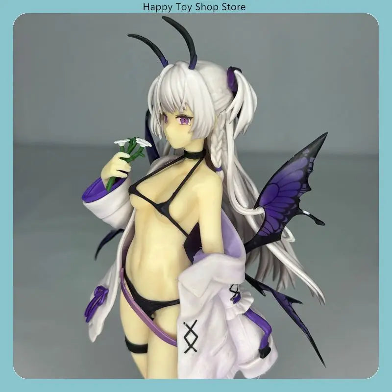 Demon Girl 23cm Standing Position Anime Figure Model Statue Collection Desktop Decoration Ornament Toys Gifts For Fans