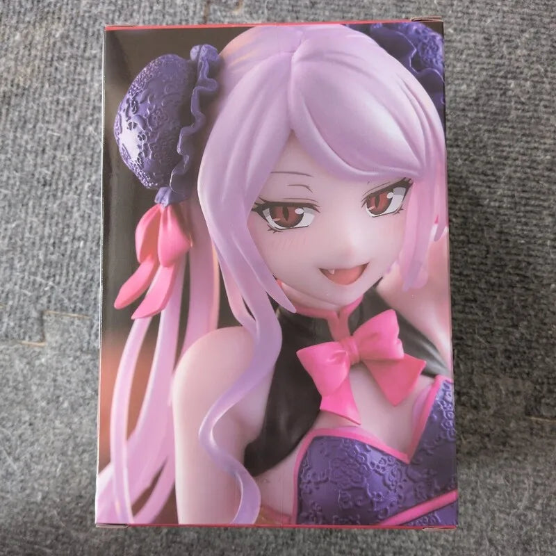 TAiTO Desktop Cute OVERLORD Shalltear Bloodfallen Albedo ~Cheongsam Ver.~ PVC 13CM Anime Action Figures Model Collection Toy