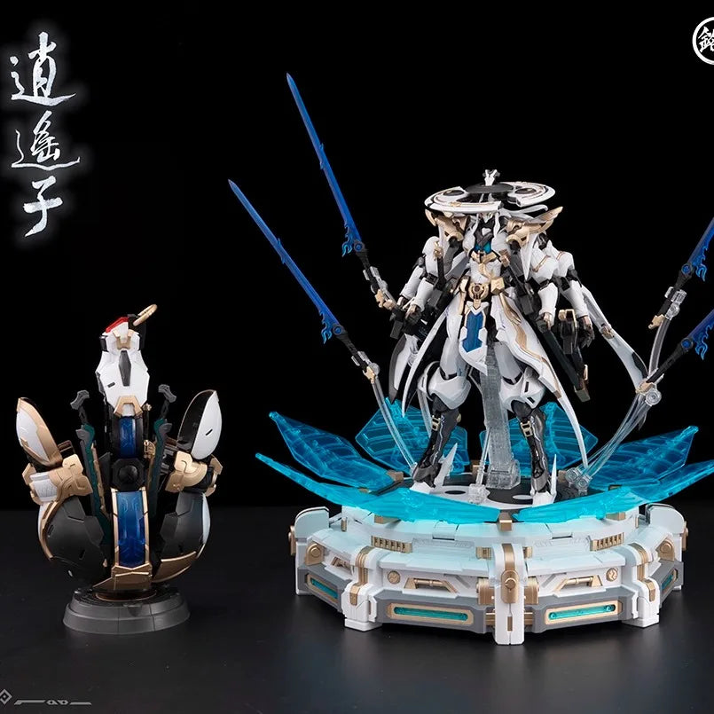 Auf Lager MJZ Modell XIAO YAO ZI Spielzeug XIAOYAOZI Bausatz Legierung Skelett Actionfigur Mecha Roboter Geschenke