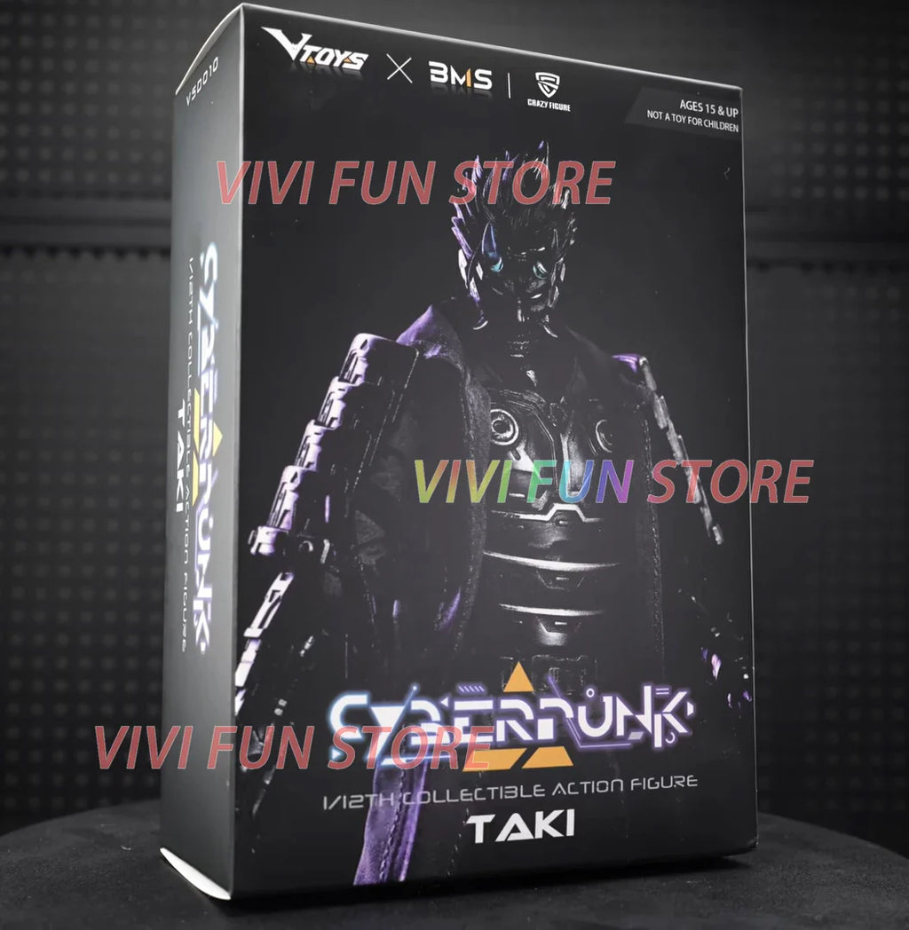 Auf Lager Ursprung Vtoys VSD010 Cyberpunk TAKI Ritter Bewegliche Modell Spielzeug 12TH SAMMELBARE ACTIONFIGUR