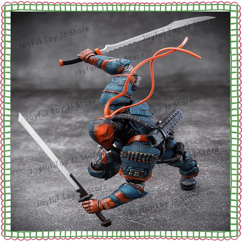 In Stock New Original Lpzz Deathstroke Arkham Knight Deathstroke Finished Module 1/12 Dc002 Articulated Action Anime Figure Gift