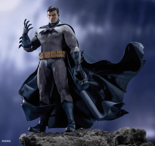 New Genuine Gong Dc Silence Batman Cloth Outfit Action Figure Batman Anime Figures 3d Batman Gift Toy Collectible Movable Toy