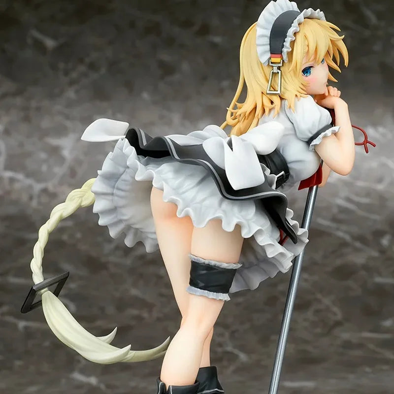 22cm Anime Girls Frontline G36 Figure Maid Outfit Cute Standing Posture Model Toys Gifts Collection Decoration Ornaments PVC