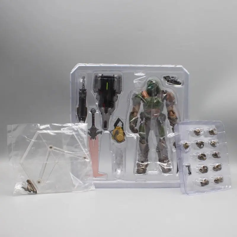 Figma Sp-140 17cm Doom Slayer Eternal Action Figure Anime Destroy Warrior Movable Model Statue Toy Gift for Collectors