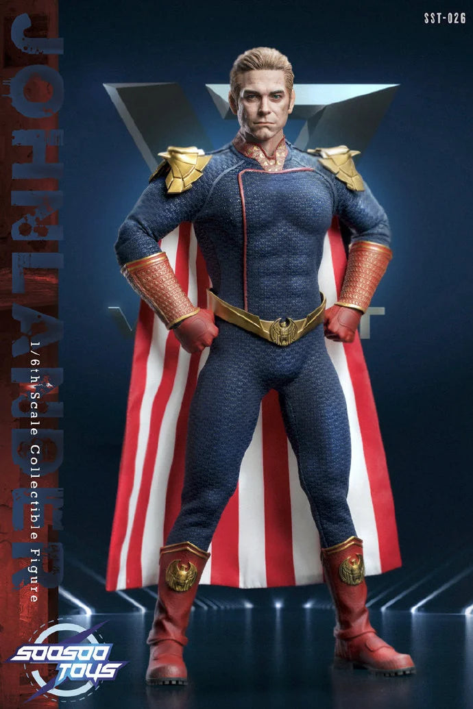 Soosoo Toys Original Black Robe Pickets Series Soldier Boy\Homelander Anime Action Figure Model Toys Ornaments Gifts Fo Boys