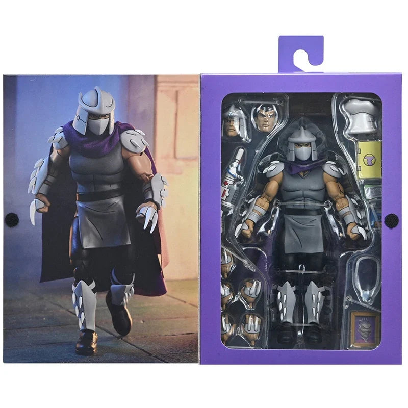 NECA 54496 Teenage Mutant Ninja Turtle Model TMNT Shredder Action Figure Anime Figuras Peripheral 7-Inch Figurine Original Gift