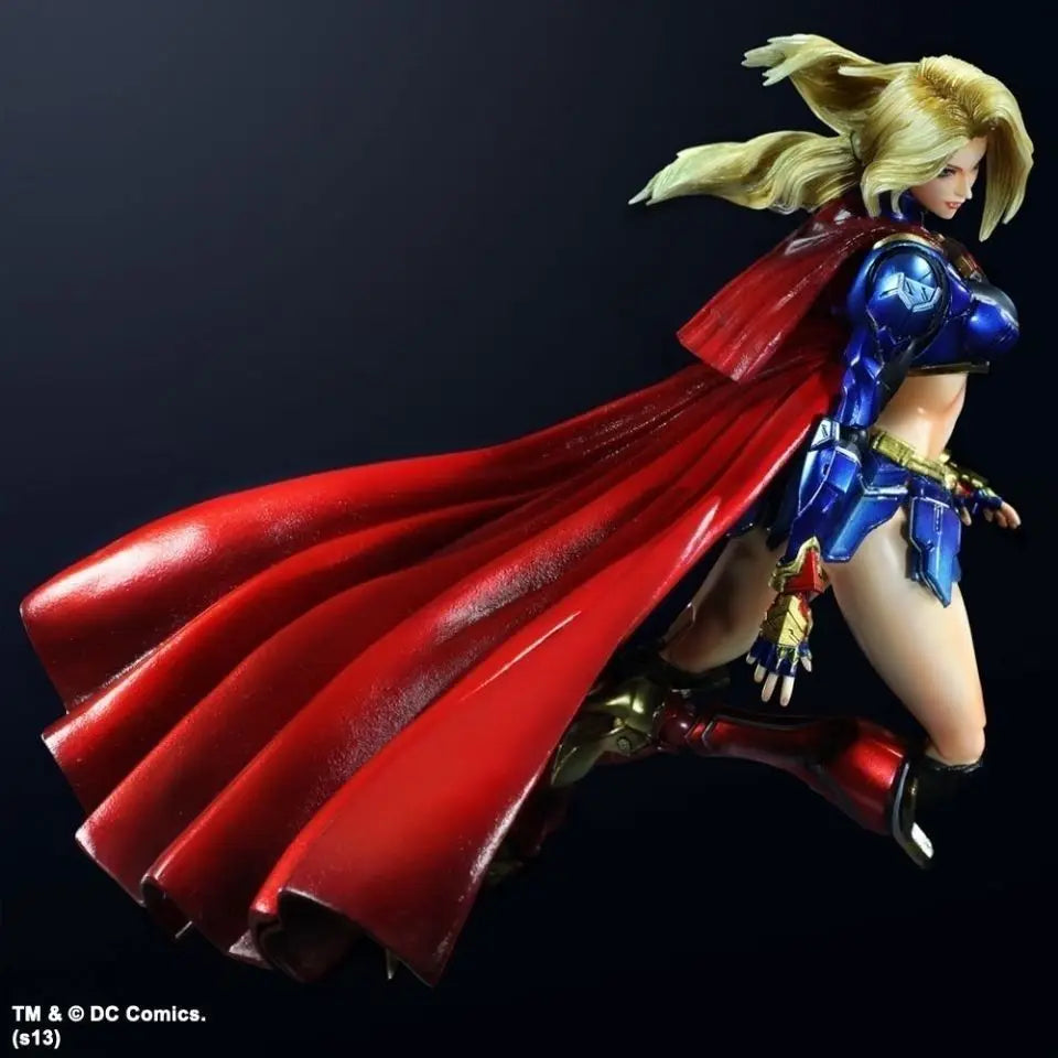 Inventory Justice League Play Arts Change Supergirl Pa Change Supergirl Super Mobile Doll Handmade Holiday Gift Cartoon Anime