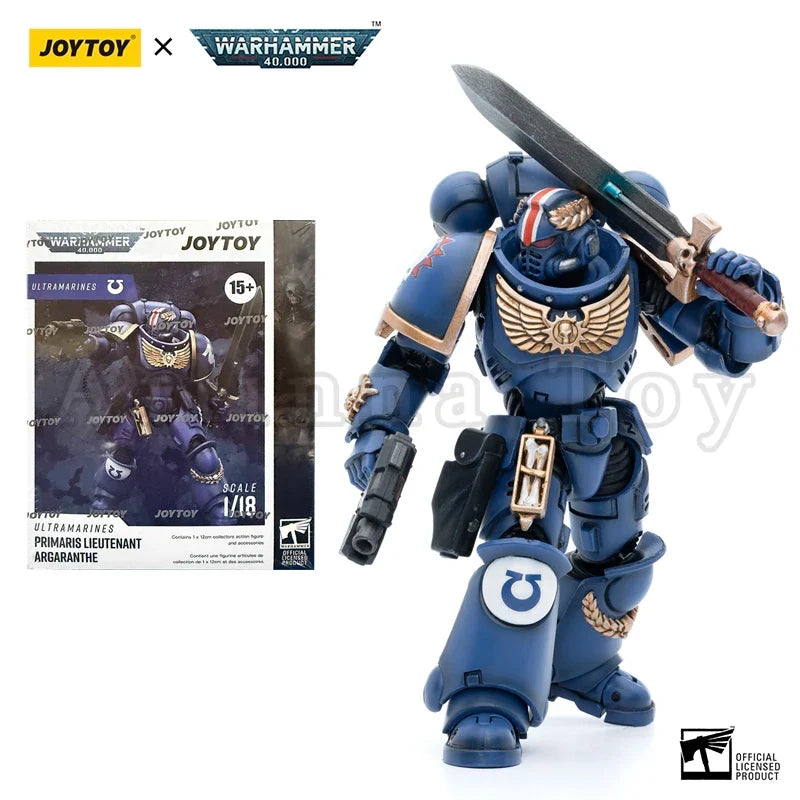 JOYTOY 1/18 Action Figure 40K Primaris Lieutenant Argaranthe Anime Collection Military Model