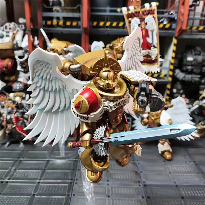 【In Stock】JOYTOY Warhammer 40K 1/18 Action Figure Toys Blood Angels Sanguinary Guard 5PCS