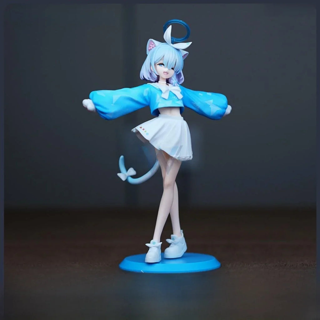 Gw  Ear Arona Anime Figure Desktop Cuter Case Decoration Gift Secondhand Beautify Girl PVC Collectible Statue Toy
