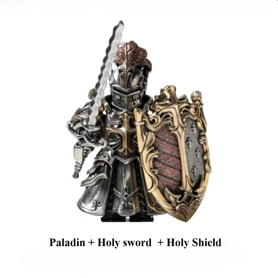 Paladin Magnetic Detachable Metal Figurine Desktop Decoration Copper Pendant Handle Figurine small gifts and souvenirs