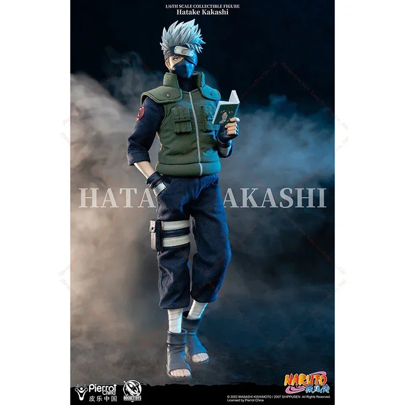 In Stock RocketToys Naruto ROC-004 Shippuden Hatake Kakashi 1/6 Scale Animation Model Action Figure Toy Collection Gift