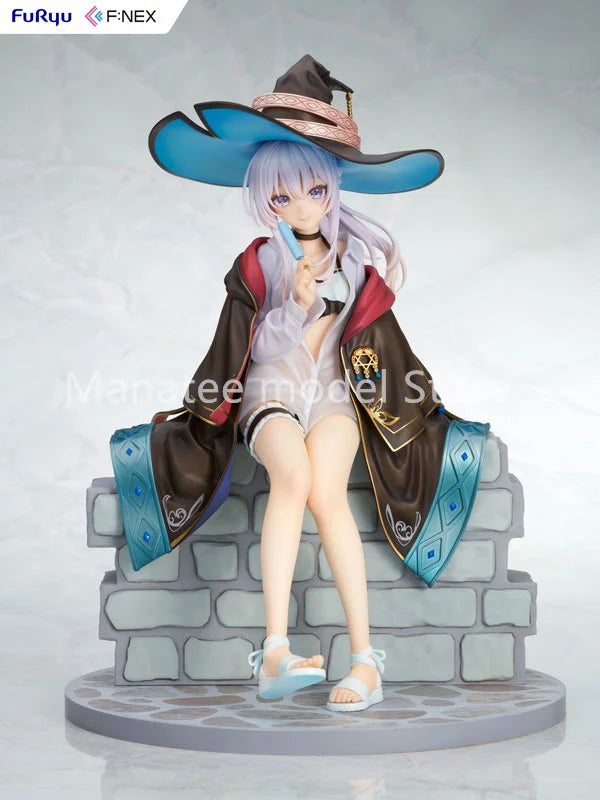 FURYU Original Wandering Witch: The Journey of Elaina Elaina 1/7 PVC Action Figure Anime Model Toys Collection Doll Gift